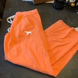 Pink boyfriend sweatpants